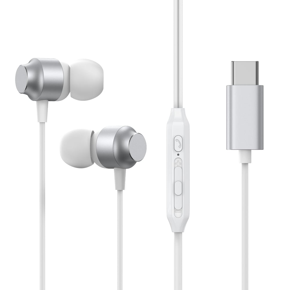 Joyroom Jr-ec06 In-ear Handsfree Ακουστικά με Βύσμα USB-C Λευκό