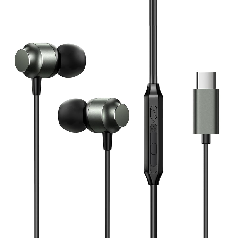 Joyroom JR-EC06 In-ear Handsfree με Βύσμα USB-C Γκρι