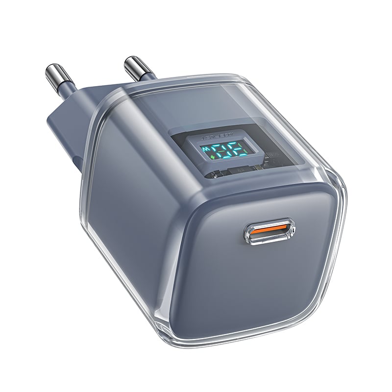 Acefast Φορτιστής Χωρίς Καλώδιο GaN με Θύρα USB-C 30W Power Delivery Γκρι (A53 Sparkling)