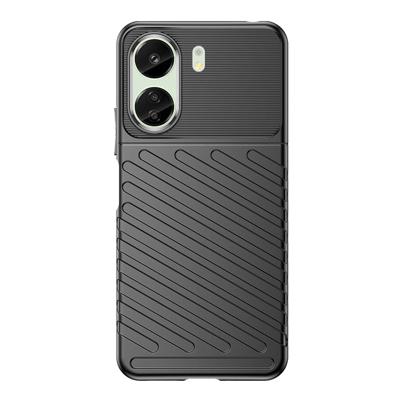 Hurtel Thunder Back Cover Σιλικόνης Μαύρο (Redmi 13C 4G / Poco C65 4G)