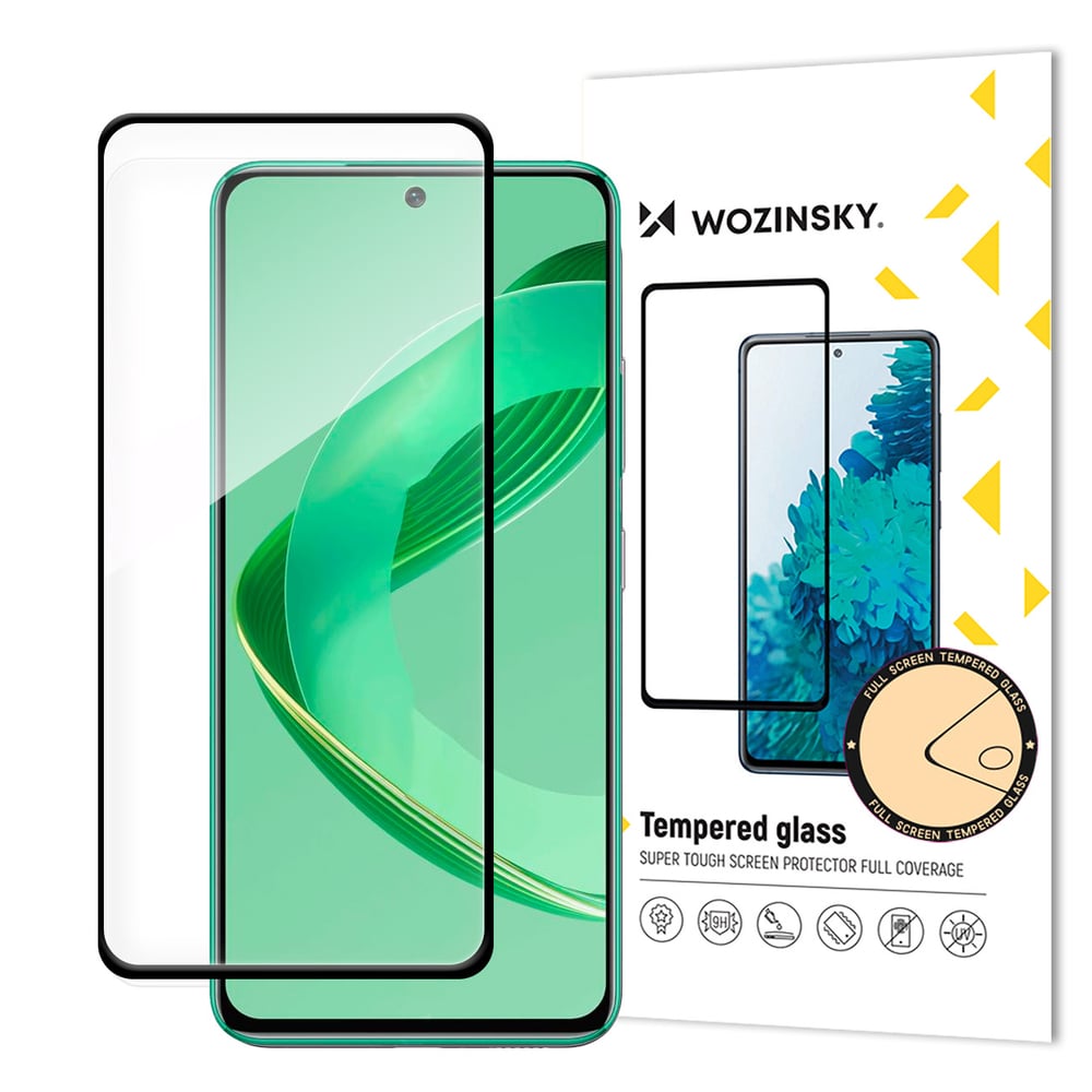 Hurtel Full Glue Full Face Tempered Glass Μαύρο (Huawei Nova 11 SE)