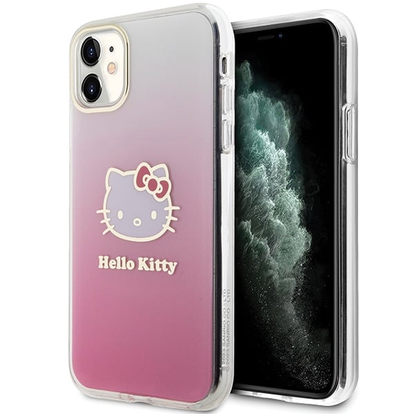 Hello Kitty Back Cover Πλαστικό Ροζ (iPhone 11)