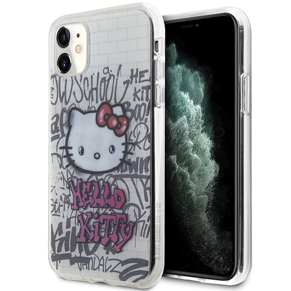 Hello Kitty Back Cover Πλαστικό Λευκό (iPhone 11)