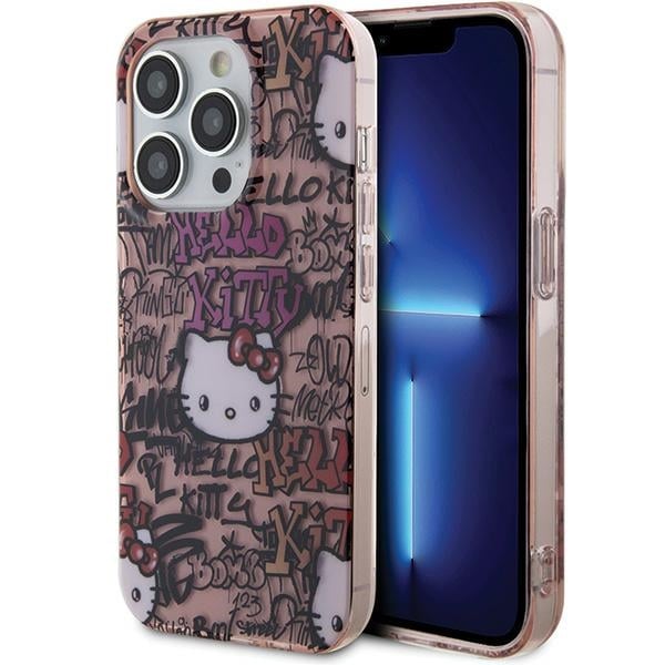 Hello Kitty Back Cover Πλαστικό Ροζ (iPhone 14 Pro)
