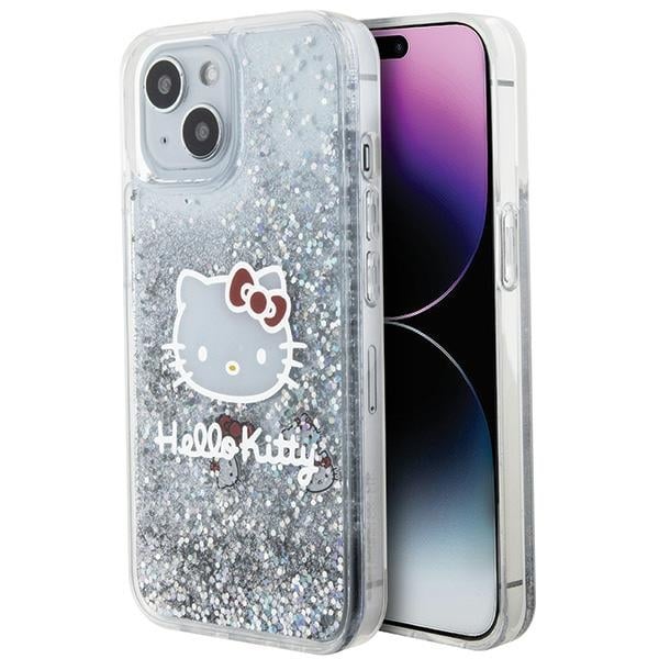 Hello Kitty Back Cover Πλαστικό Ασημί (iPhone 14)