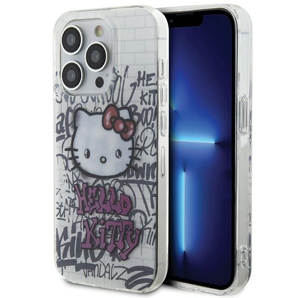 Hello Kitty Back Cover Πλαστικό Λευκό (iPhone 15 Pro)