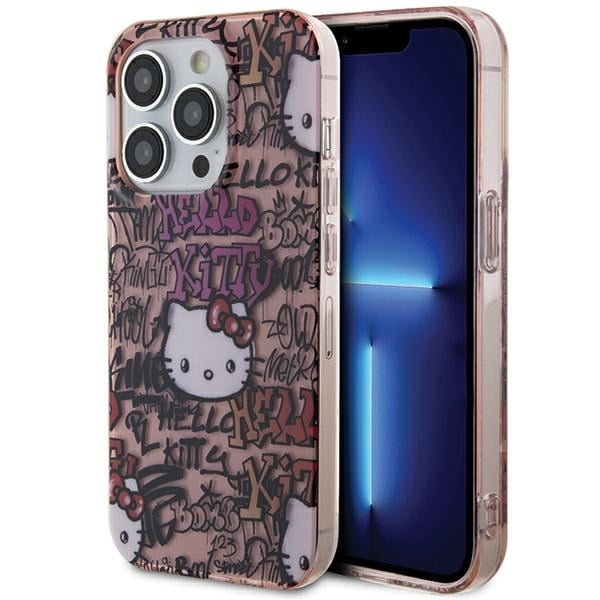 Hello Kitty Back Cover Πλαστικό Ροζ (iPhone 15 Pro Max)