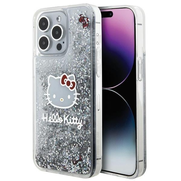 Hello Kitty Back Cover Πλαστικό Γκρι (iPhone 15 Pro Max)