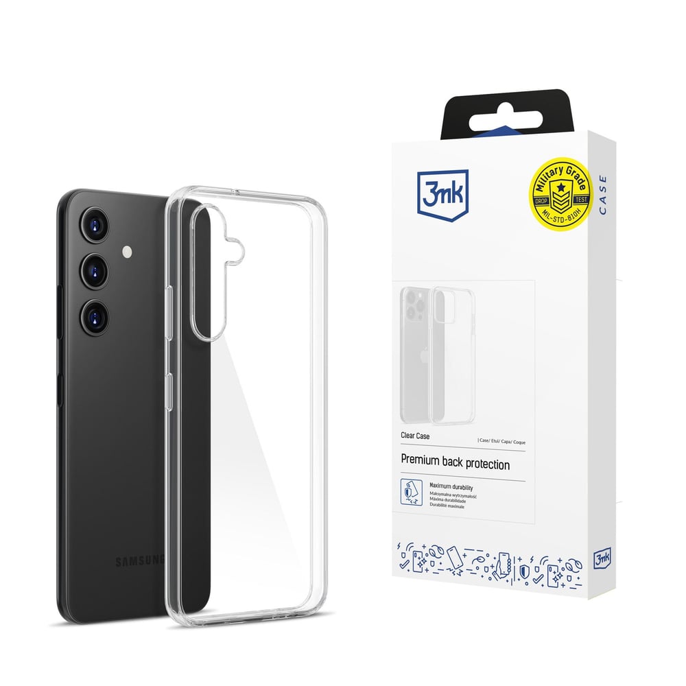 3MK Clear Case Back Cover Πλαστικό Διάφανο (Samsung Galaxy S24)