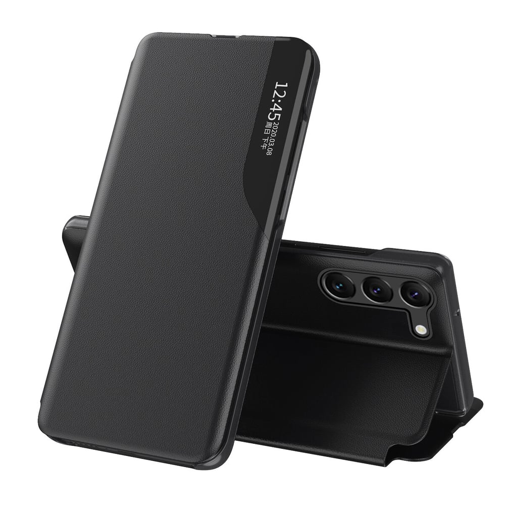 Hurtel Efold Book Δερματίνης Μαύρο (Redmi 13C 4G / Poco C65 4G)