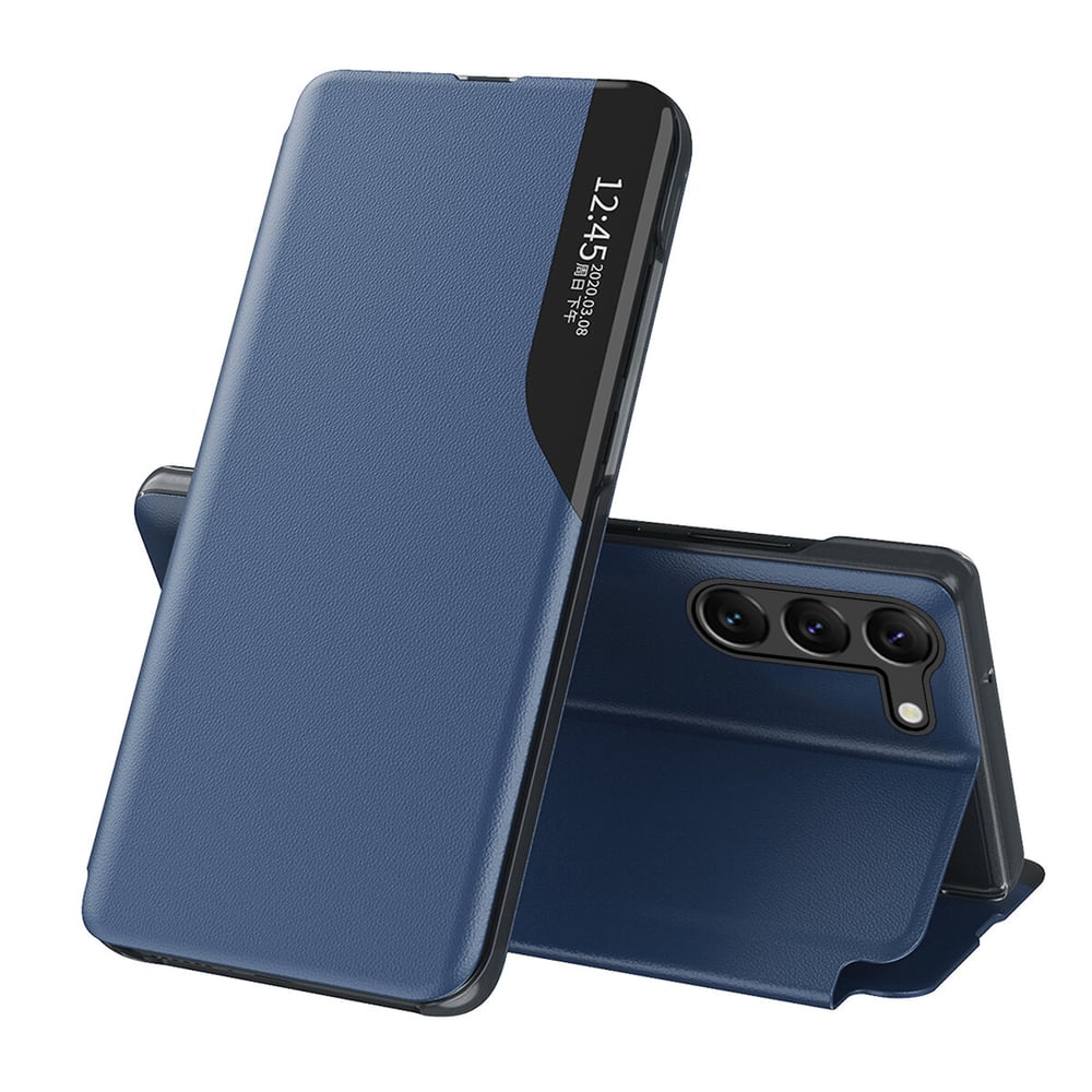 Hurtel View Back Cover Δερματίνης / Δερμάτινο Μπλε (Redmi 13C 4G / Poco C65 4G)