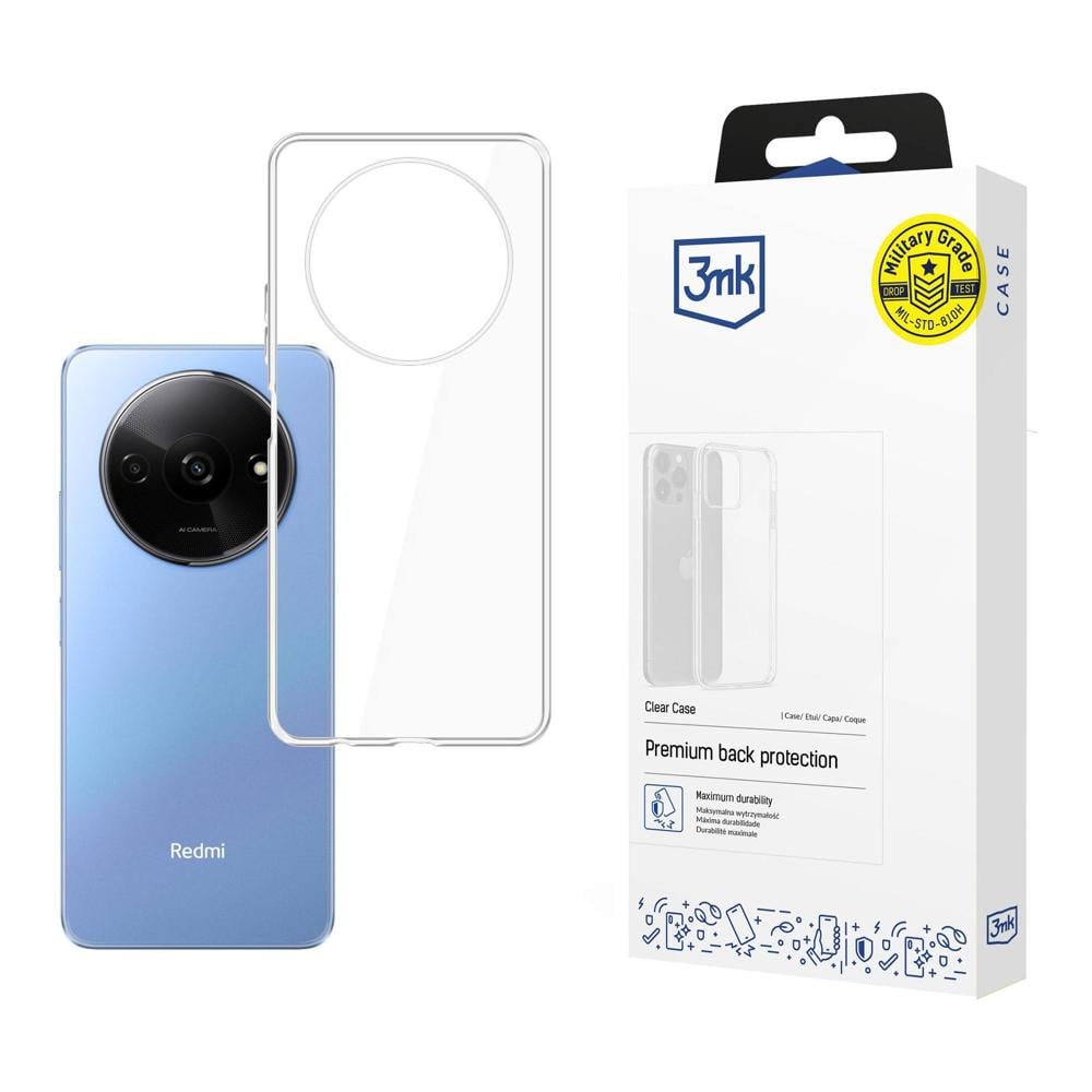 3MK Redmi Back Cover Πλαστικό / Σιλικόνης 1.2mm Διάφανο (Xiaomi Redmi A3)