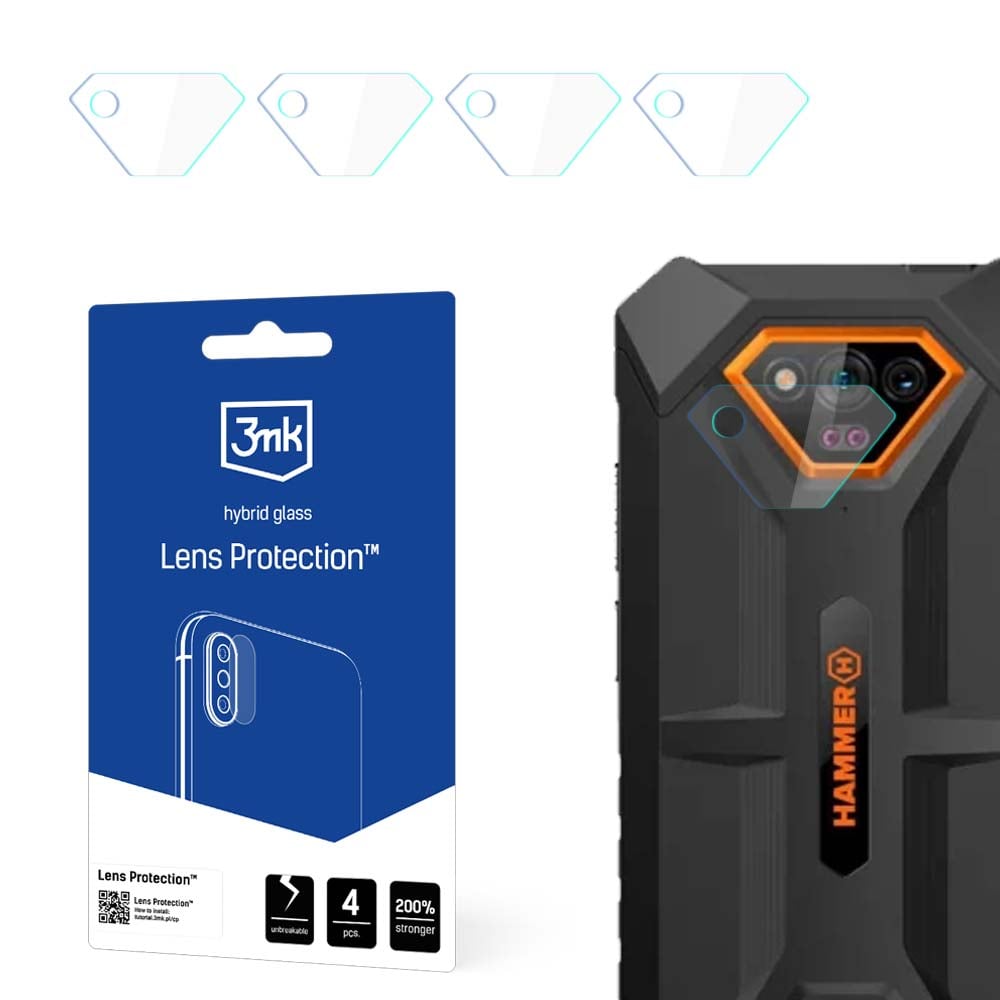 3MK Back Cover Tempered Glass 0.16mm Διάφανο