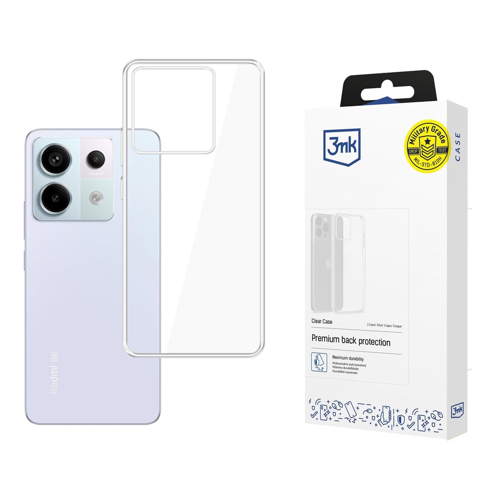 3MK Clear Back Cover Πλαστικό Διάφανο (Redmi Note 13 Pro 5G / Poco X6)
