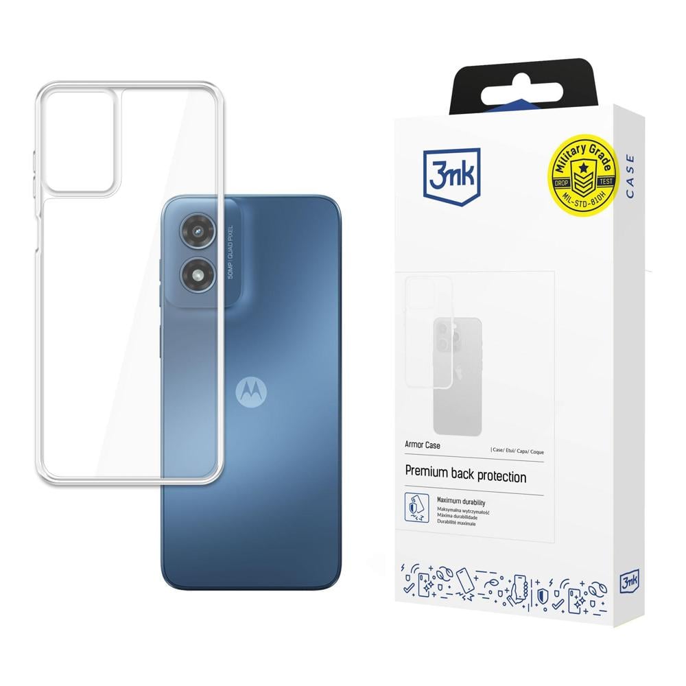 3MK Moto G Back Cover Μεταλλικό 1.5mm Διάφανο (Motorola Moto G Play 2024)