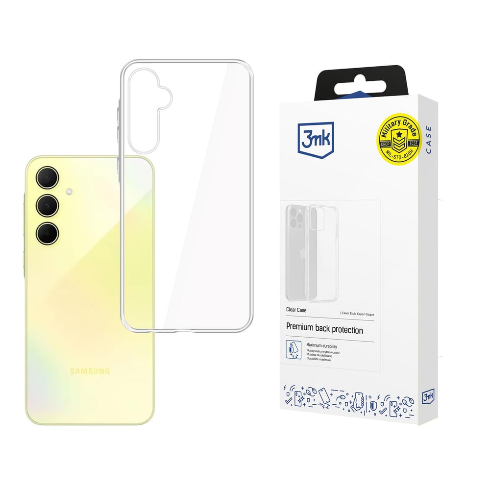 3MK Clear Back Cover Πλαστικό Διάφανο (Samsung Galaxy A35 5G)