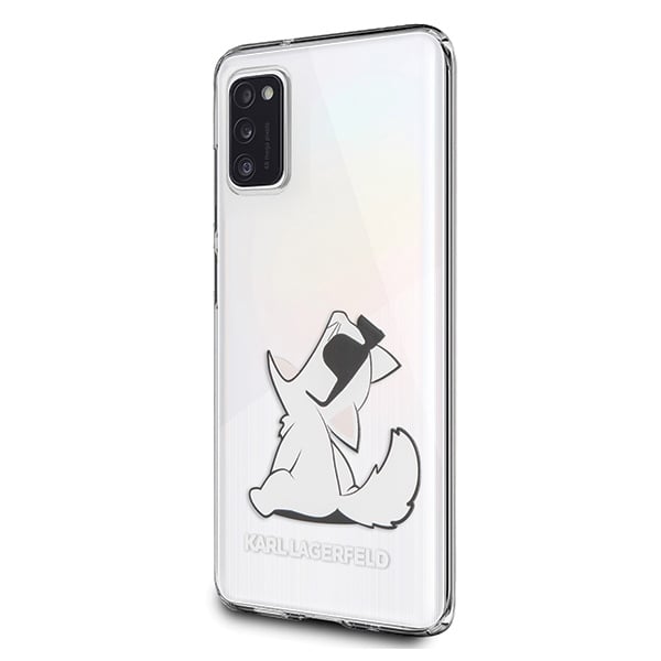 Karl Lagerfeld Choupette Fun Back Cover Σιλικόνης Διάφανο (Galaxy A41)