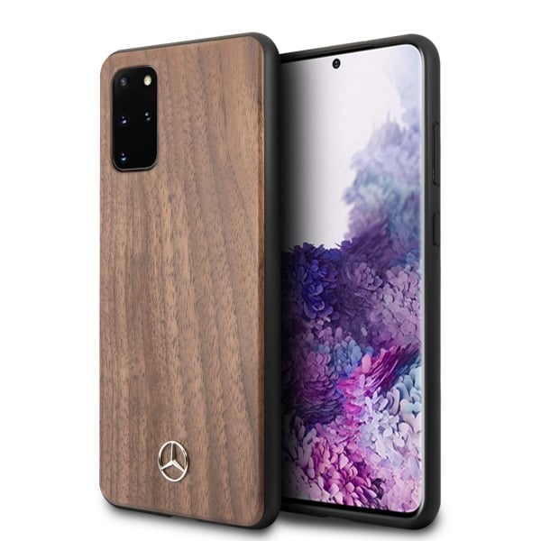 Mercedes-Benz Wood Cover Back Cover Ξύλινο Καφέ (Galaxy S20+)