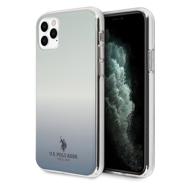 U.S. Polo Assn. Gradient Pattern Back Cover Σιλικόνης Μπλε (iPhone 11 Pro)