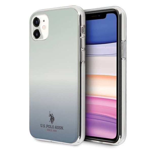 U.S. Polo Assn. Gradient Pattern Back Cover Σιλικόνης Πολύχρωμο (iPhone 11)