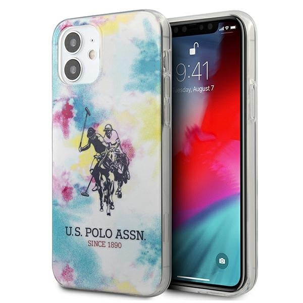U.S. Polo Assn. Tie & Dye Back Cover Πλαστικό / Σιλικόνης Πολύχρωμο (iPhone 12 mini)