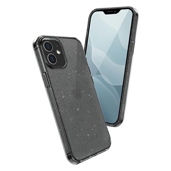 Uniq LifePro Tinsel Back Cover Πλαστικό Μαύρο (iPhone 12 mini)
