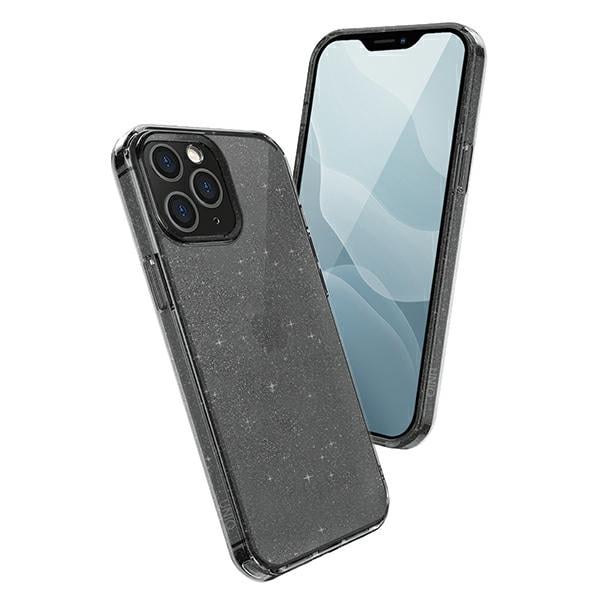 Uniq Lifepro Tinsel Back Cover Σιλικόνης Μαύρο (iPhone 12 Pro Max)