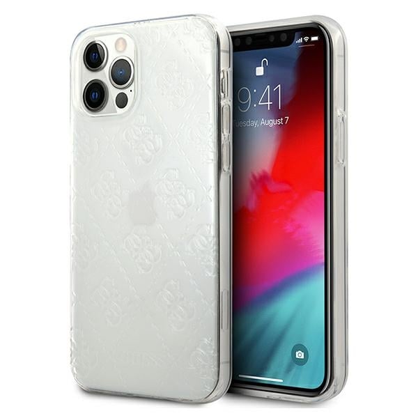 Guess Back Cover Σιλικόνης Διάφανο (iPhone 12 / 12 Pro)