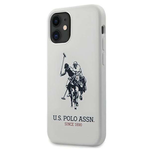 U.S. Polo Assn. Silicone Collection Back Cover Σιλικόνης Λευκό (iPhone 12 mini)
