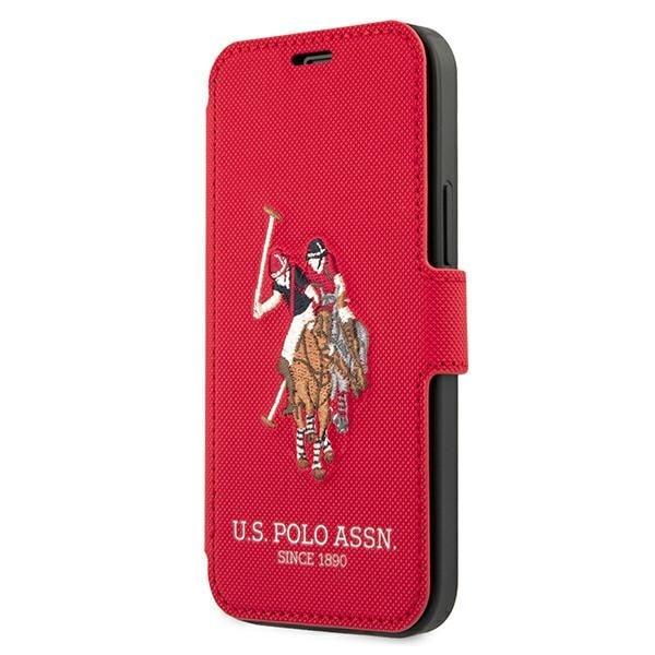 U.S. Polo Assn. Embroidery Collection Book Δερματίνης Πολύχρωμο (iPhone 12 mini)