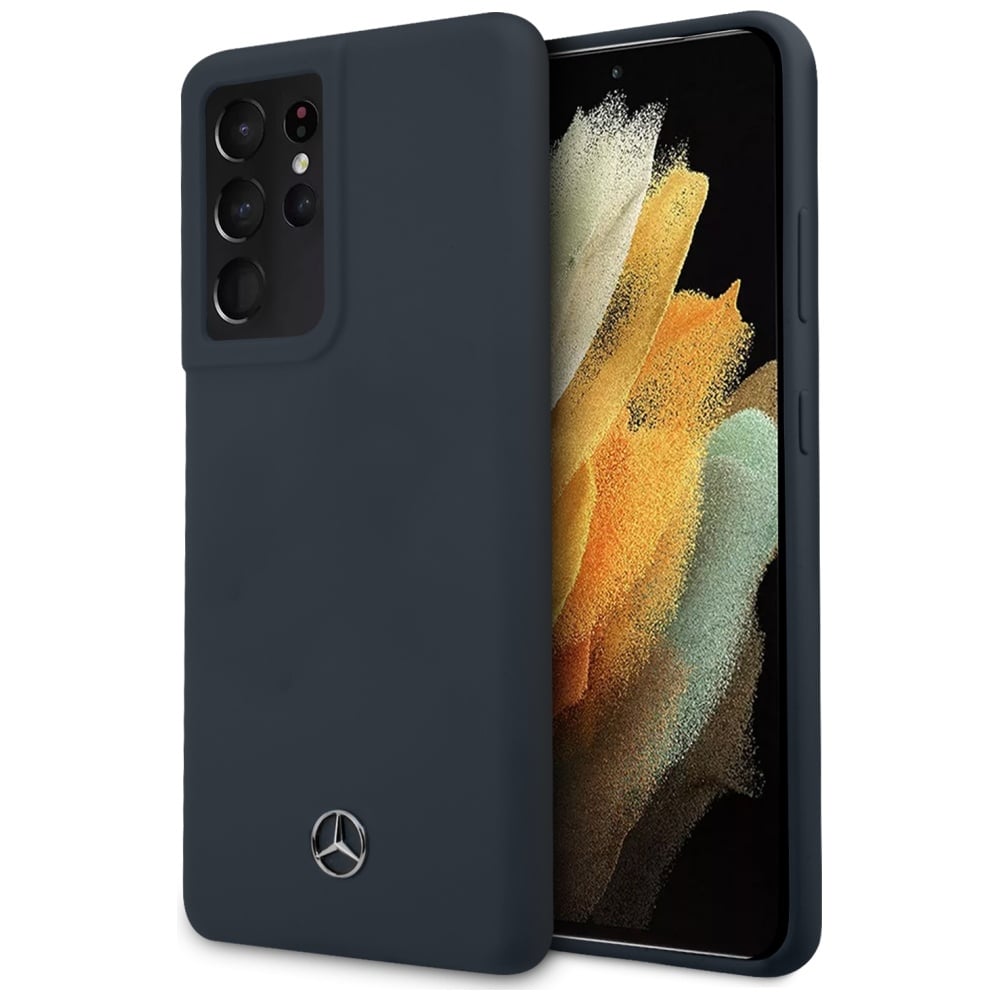 Mercedes-Benz Silicone Line Back Cover Σιλικόνης Μπλε (Galaxy S21 Ultra 5G)