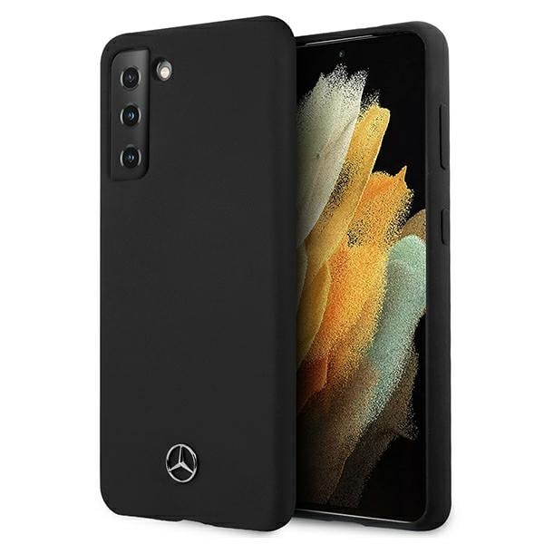 Mercedes-Benz Silicone Line Back Cover Σιλικόνης Μαύρο (Galaxy S21 5G)