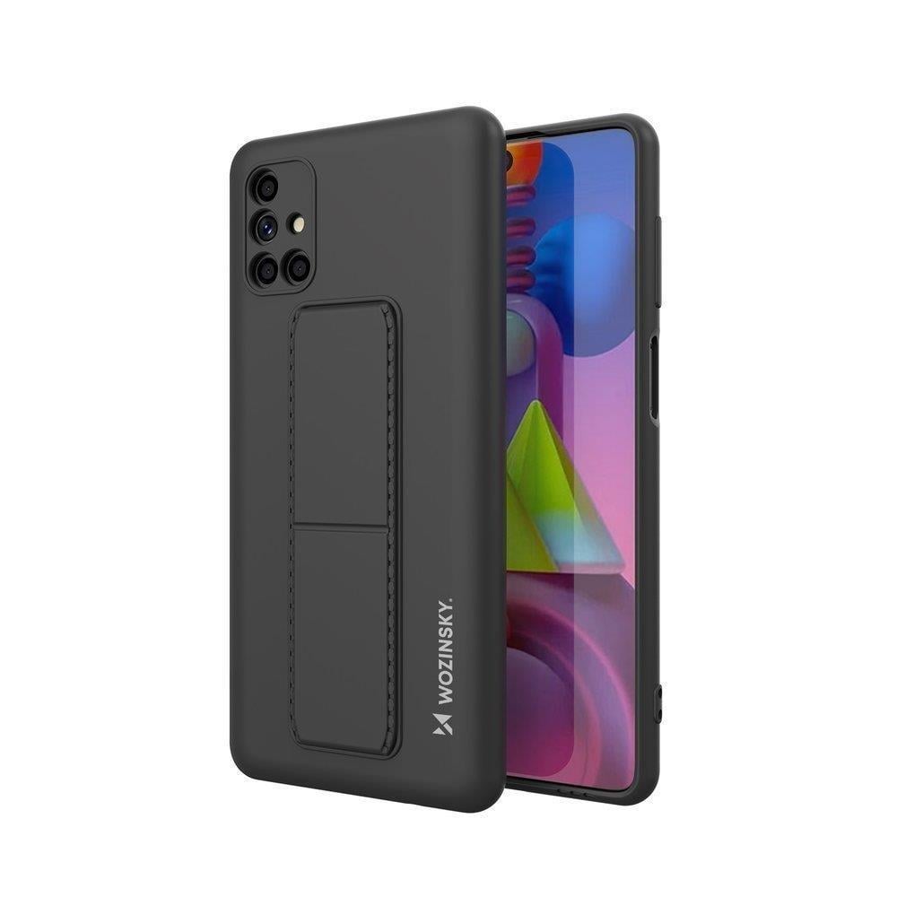 Wozinsky Kickstand Flexible Back Cover Σιλικόνης Μαύρο (Galaxy M51)