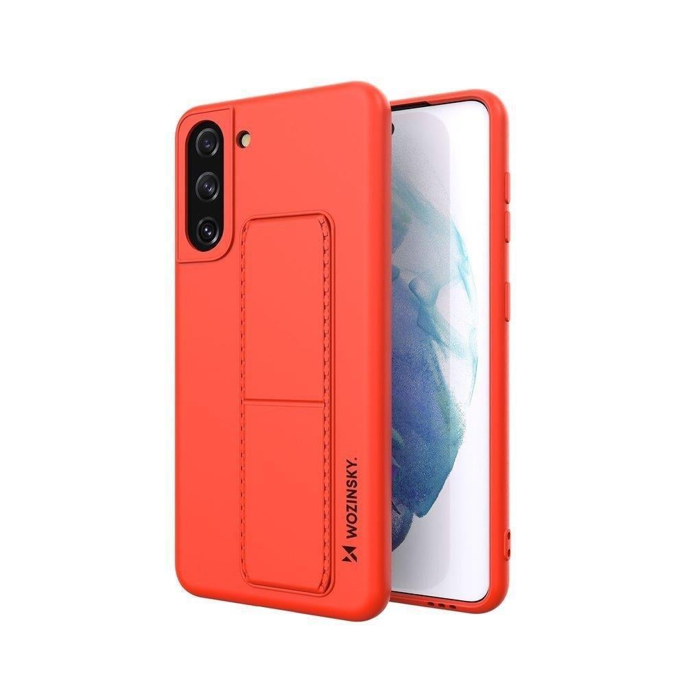 Wozinsky Kickstand Flexible Back Cover Σιλικόνης Κόκκινο (Galaxy S21+ 5G)