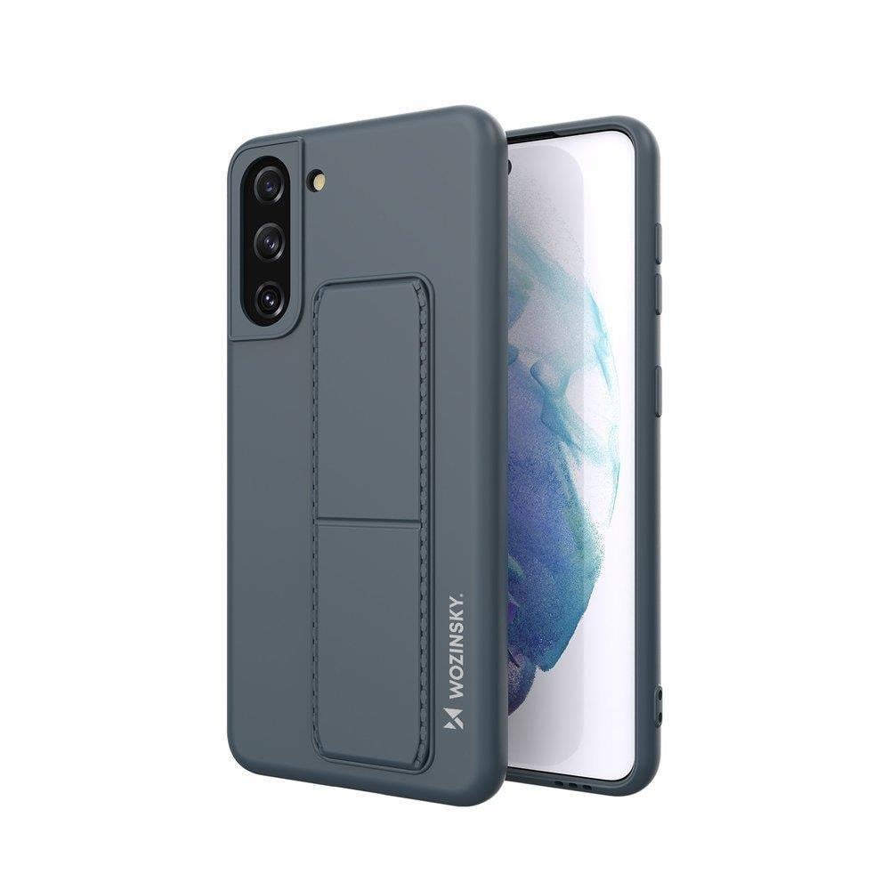 Wozinsky Kickstand Flexible Back Cover Σιλικόνης Navy Μπλε (Galaxy S21+ 5G)
