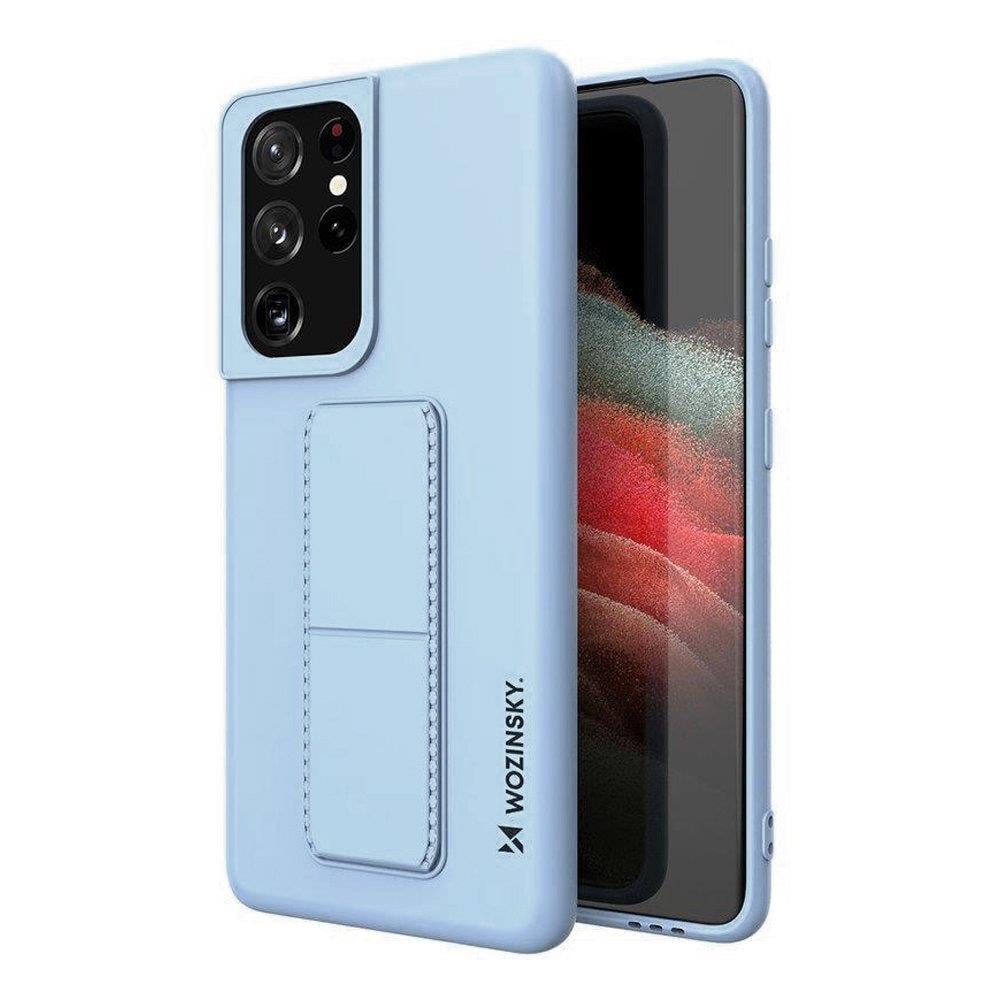 Wozinsky Kickstand Flexible Back Cover Σιλικόνης Γαλάζιο (Galaxy S21 Ultra 5G)