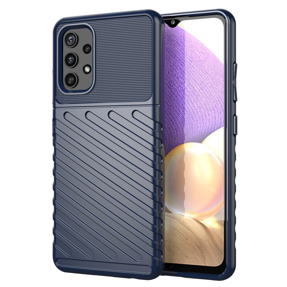 Hurtel Thunder Flexible Tough Rugged Back Cover Σιλικόνης Μπλε (Nokia 5.4)