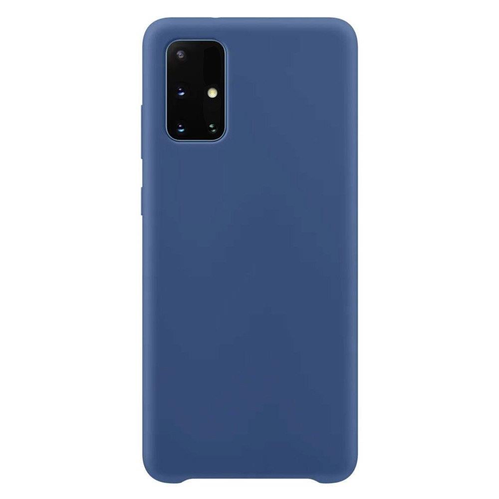 Hurtel Soft Flexible Rubber Back Cover Σιλικόνης Dark Blue (Galaxy A72)