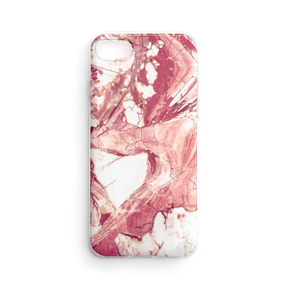 Wozinsky Marble Back Cover Σιλικόνης Ροζ (Galaxy A02s)