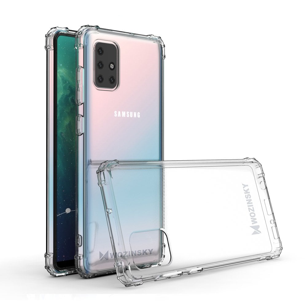 Hurtel Anti Shock Military Grade Back Cover Σιλικόνης Σετ με Τζαμάκι Διάφανο (Galaxy A72)
