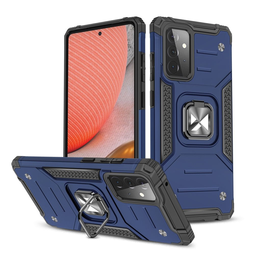 Wozinsky Ring Armor Back Cover Πλαστικό Μπλε (Galaxy A72)
