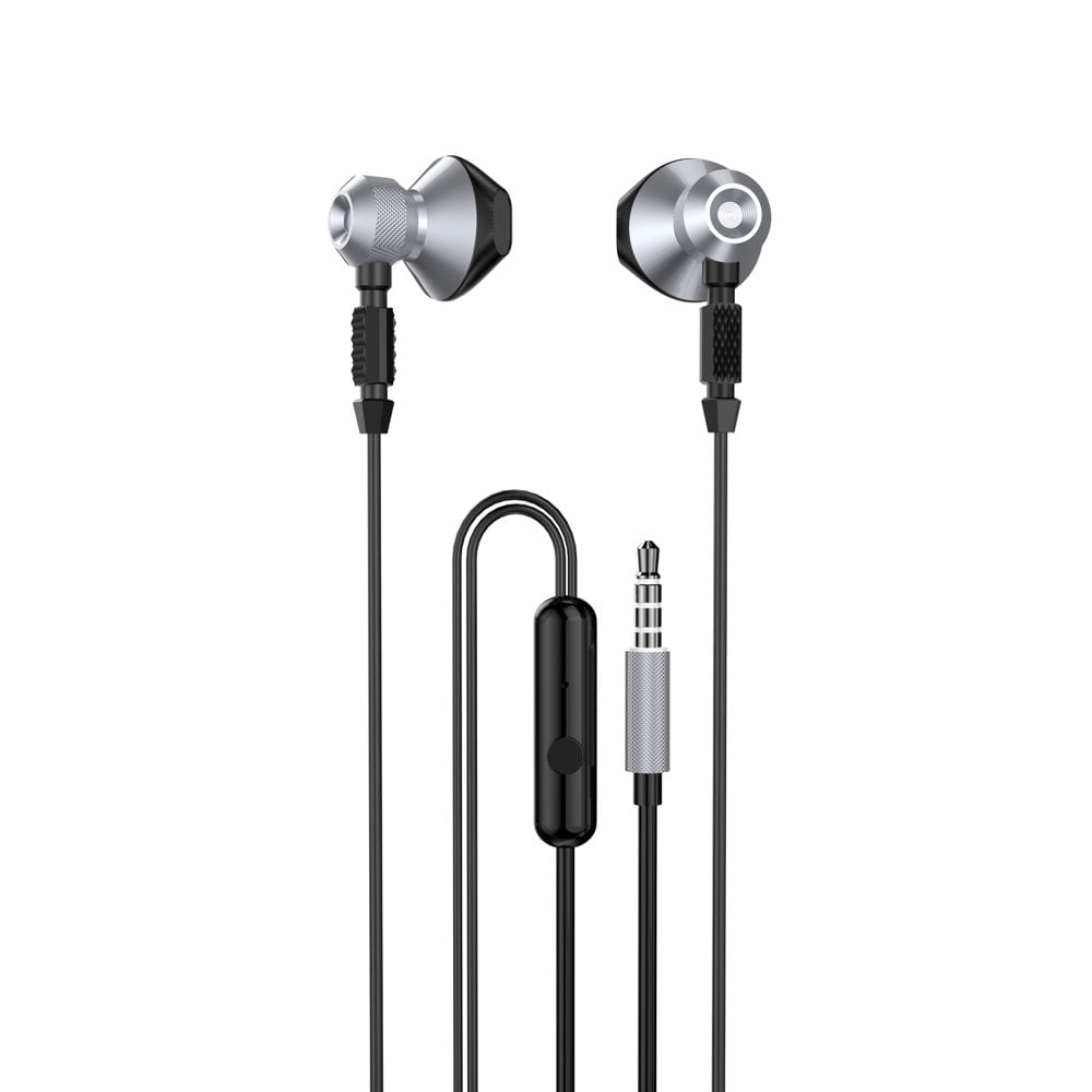 Dudao X2C Earbuds Handsfree με Βύσμα 3.5mm Γκρι