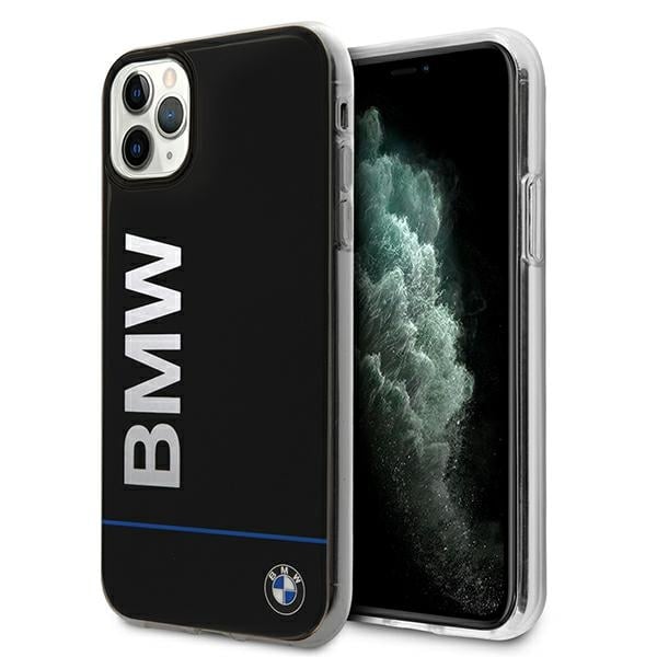 BMW Hardcase Signature Printed Logo Back Cover Σιλικόνης Μαύρο (iPhone 11 Pro Max)