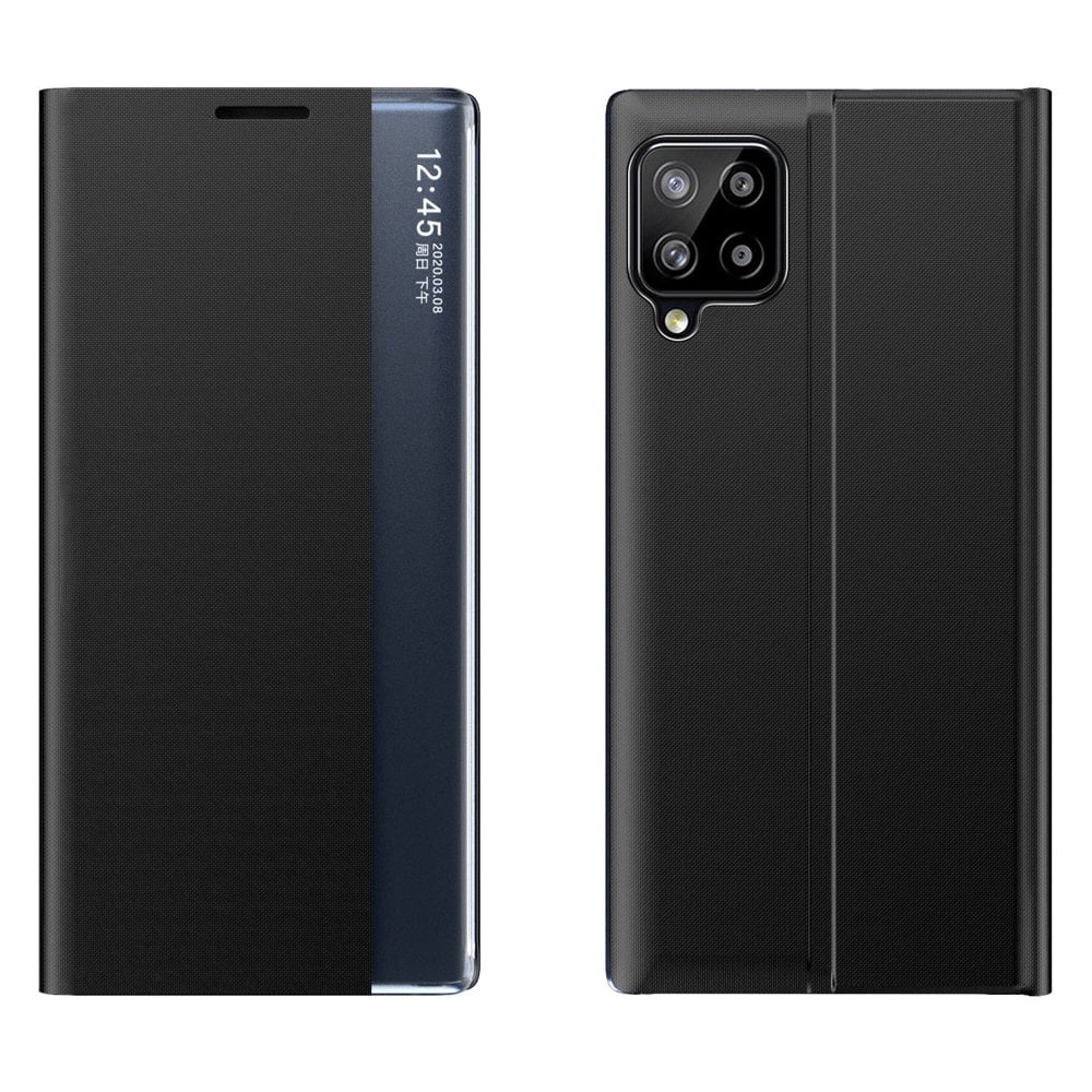 Hurtel Sleep Book Δερματίνης / Πλαστικό Μαύρο (Galaxy A22 4G)