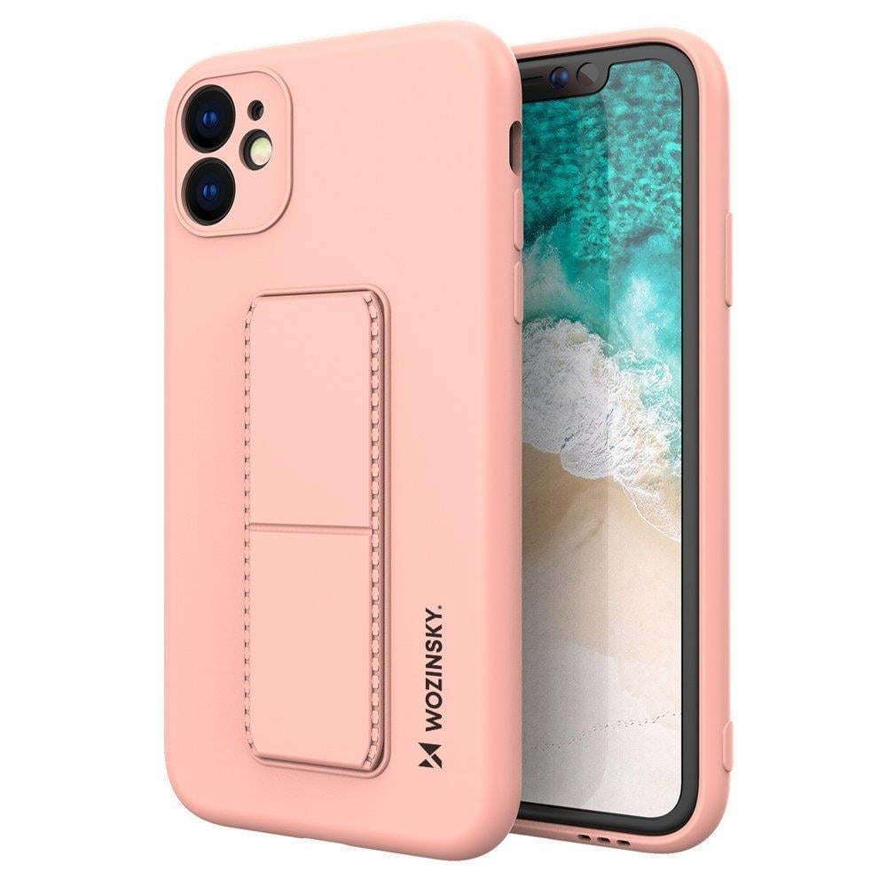 Wozinsky Kickstand Flexible Back Cover Σιλικόνης Ροζ (Galaxy A32 4G)