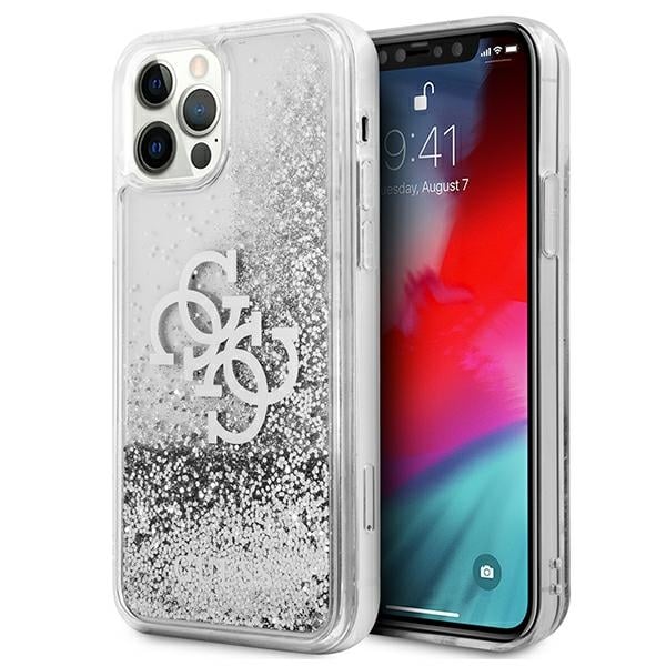 Guess Back Cover Πλαστικό Γκρι (iPhone 12 Pro Max)