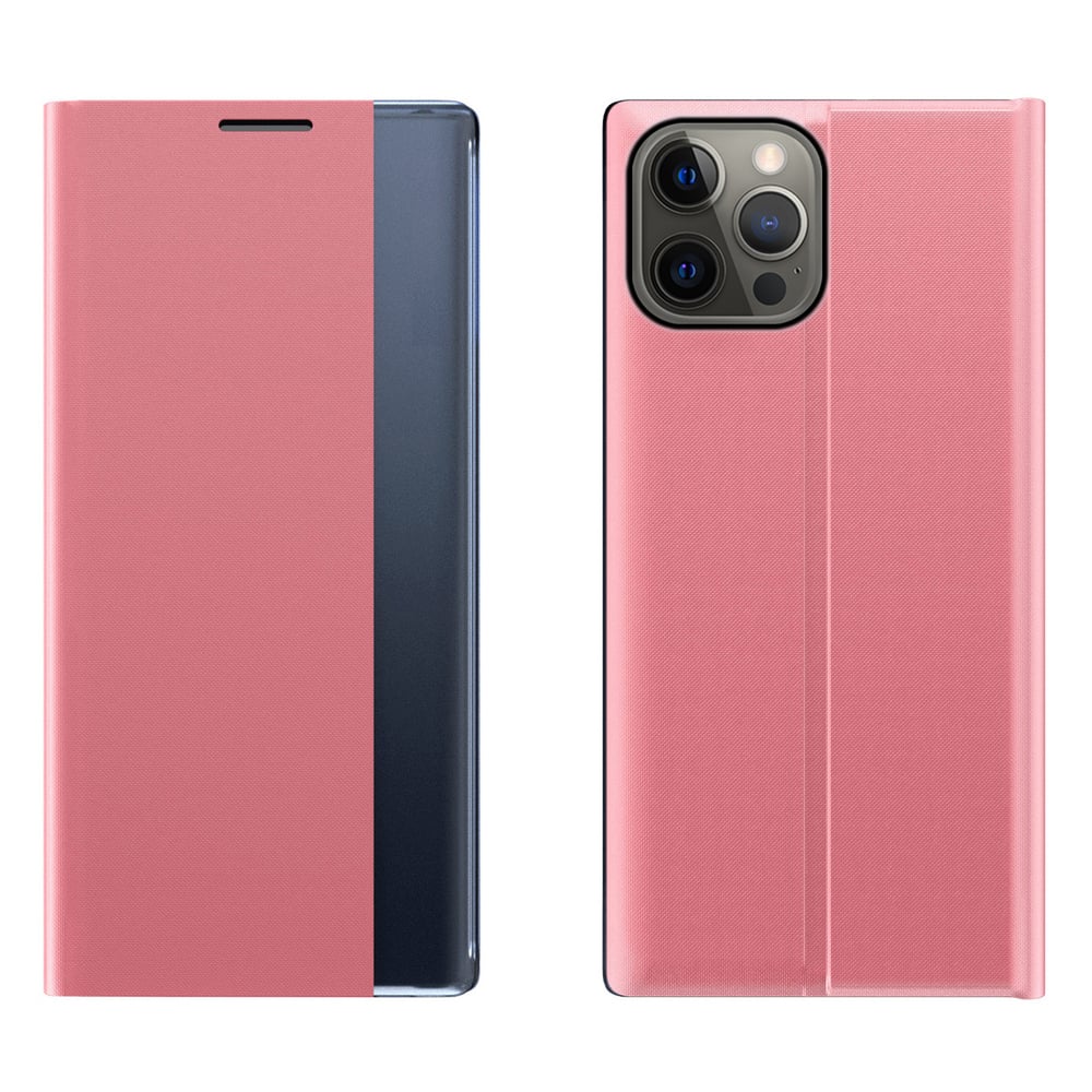 Hurtel Sleep Book Δερματίνης / Πλαστικό Ροζ (iPhone 13 Pro)