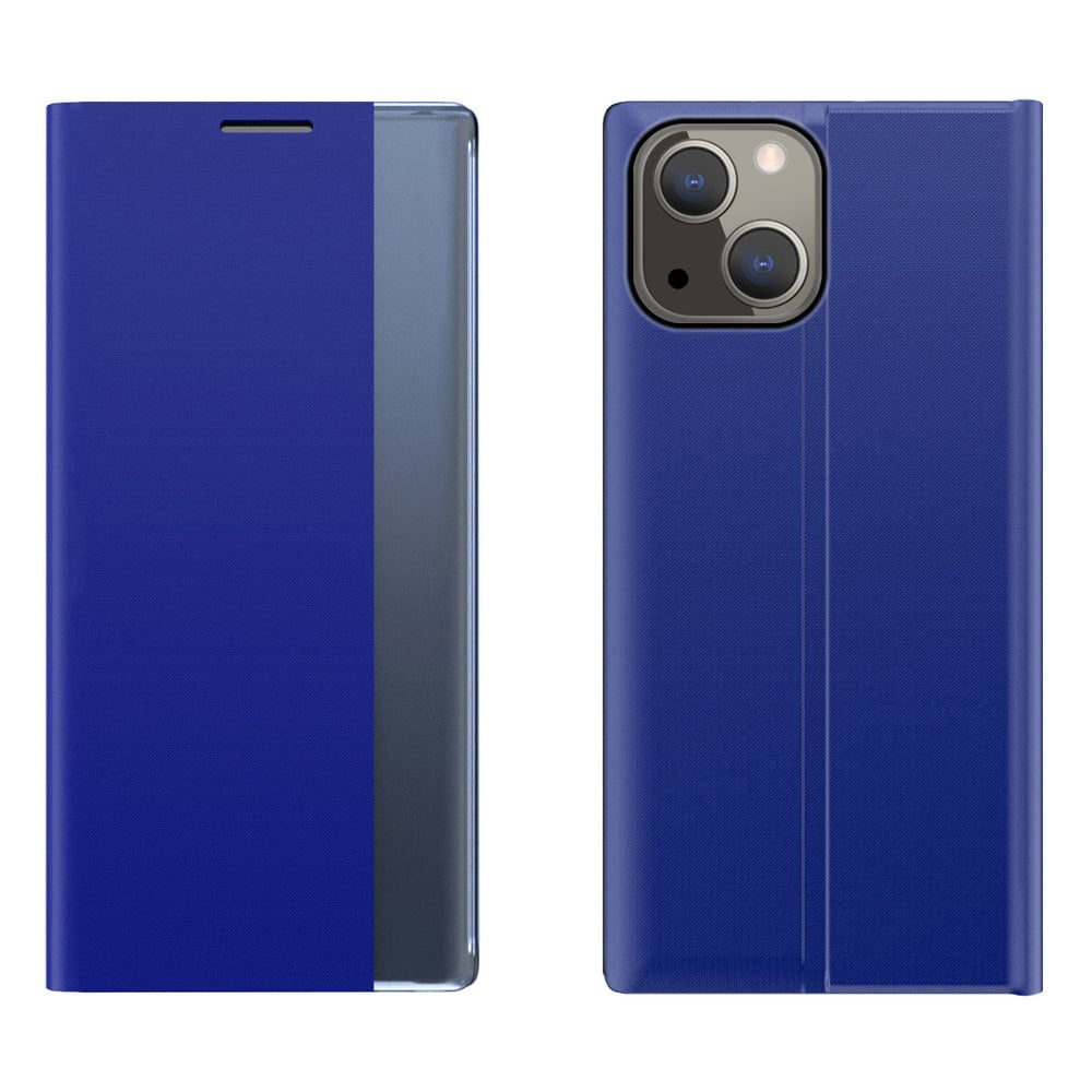 Hurtel Sleep Book Δερματίνης / Πλαστικό Μπλε (iPhone 13 mini)
