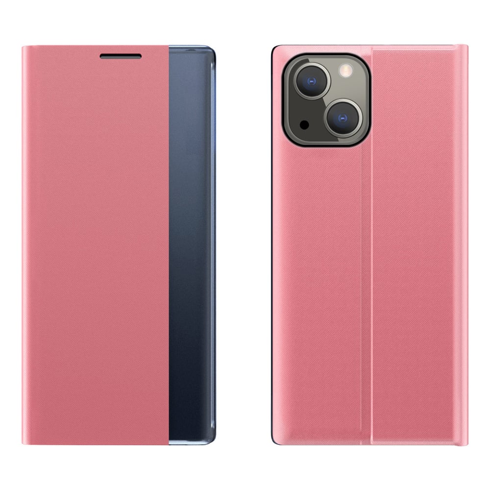 Hurtel Sleep Book Δερματίνης / Πλαστικό Ροζ (iPhone 13 mini)