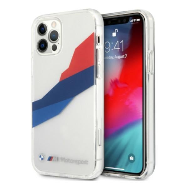 BMW Motorsport Tricolor Back Cover Σιλικόνης Διάφανο (iPhone 12 Pro Max)